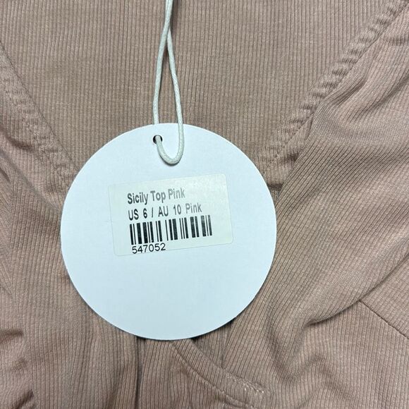 Princess Polly SICILY TOP PINK US 8 - Picture 4 of 7